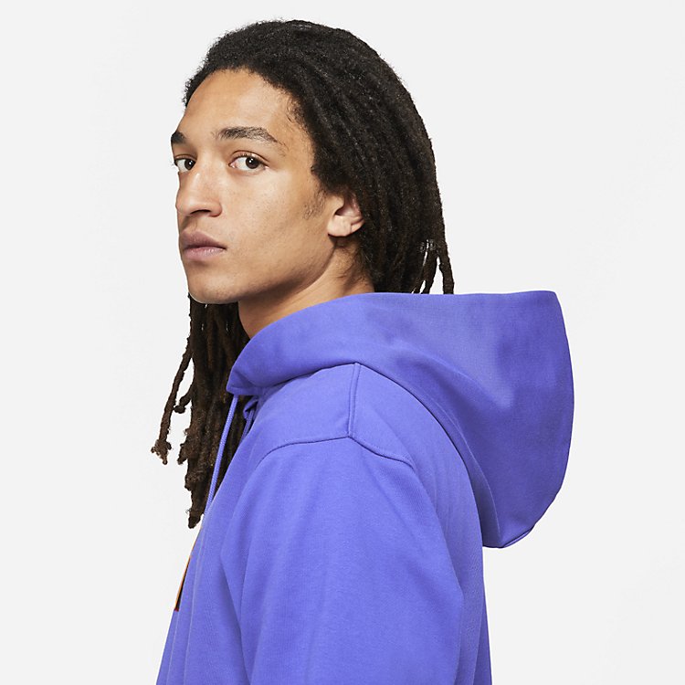 Nike Dri-FIT Standard Issue x Space Jam: A New Legacy Men's Basketball Pullover Hoodie 'Light Concord' DJ3889-471