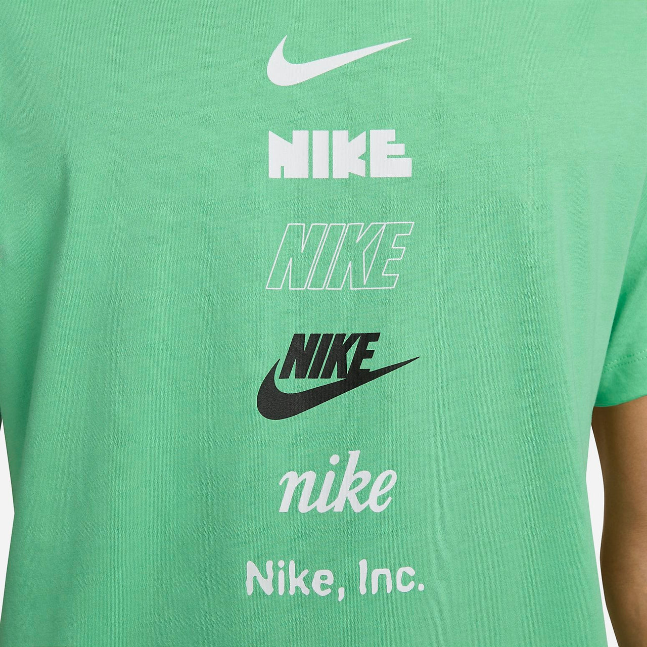 Nike Multi Logo T-Shirt 'Green' DZ2876-363