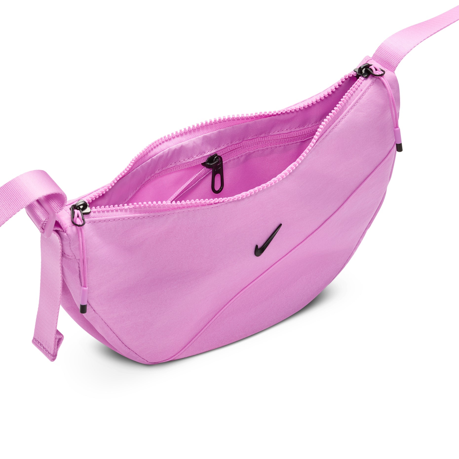 Nike Aura 4L Crescent Crossbody Bag 'Light Magenta Sm Black Electric' HQ4370-503
