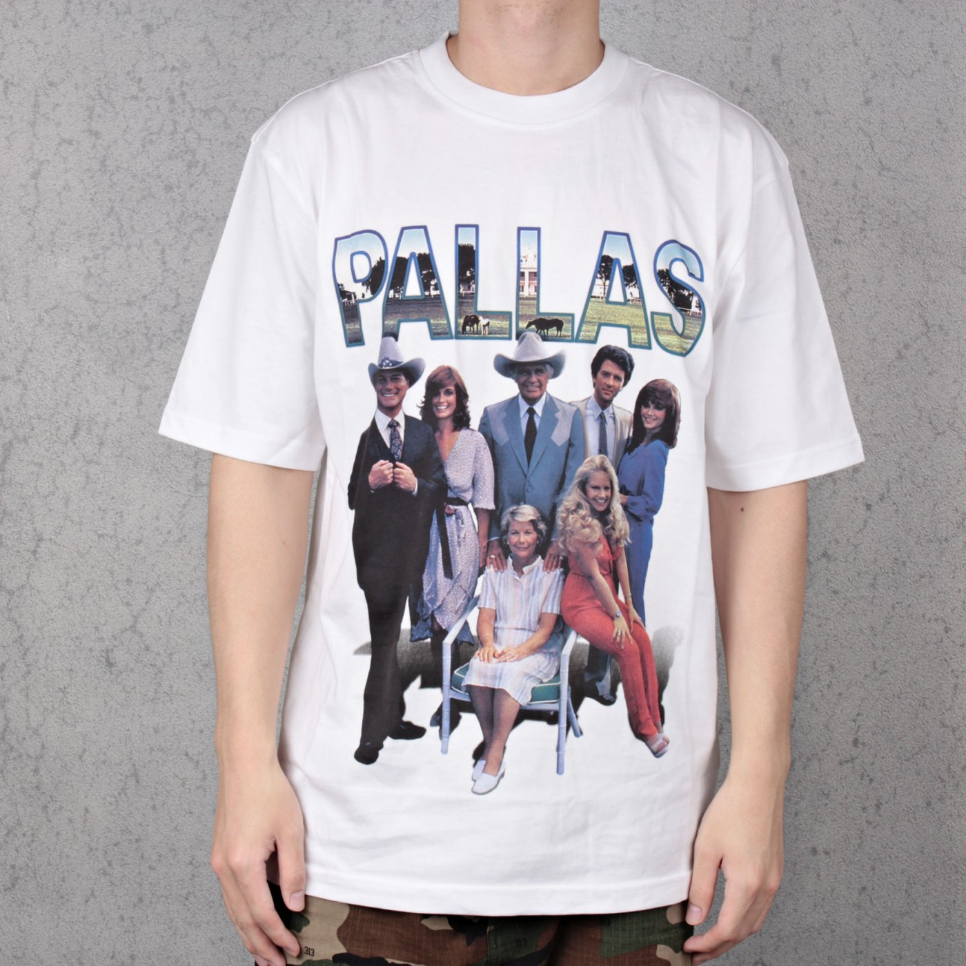 PALACE SS19 Pallas White Character Printing Short Sleeve Unisex PAL-PT-WHT19SS