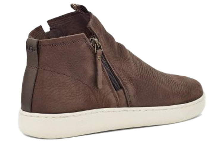 UGG Pismo Cowhide Sports Shoe Zipper Brown 1110979-STT