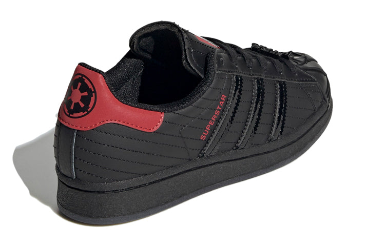 (GS) adidas x Star War Superstar J 'Black Red' FY0130