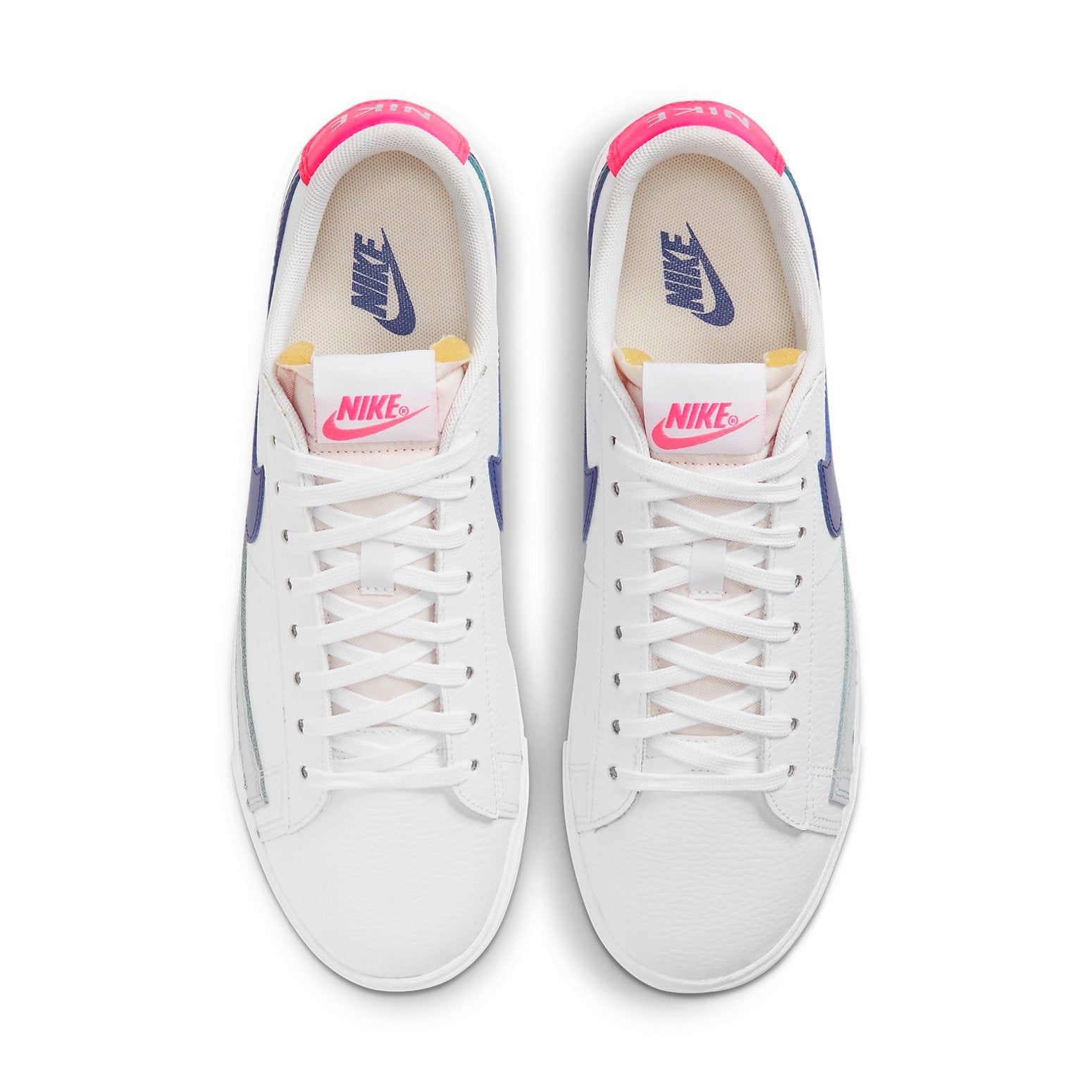 (WMNS) Nike Blazer Low Hyper Pink White/Blue/Pink DC9211-100
