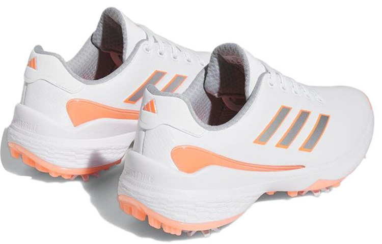 (WMNS) adidas ZG23 Golf Shoes 'Cloud White Silver Metallic Coral Fusion' GZ2176
