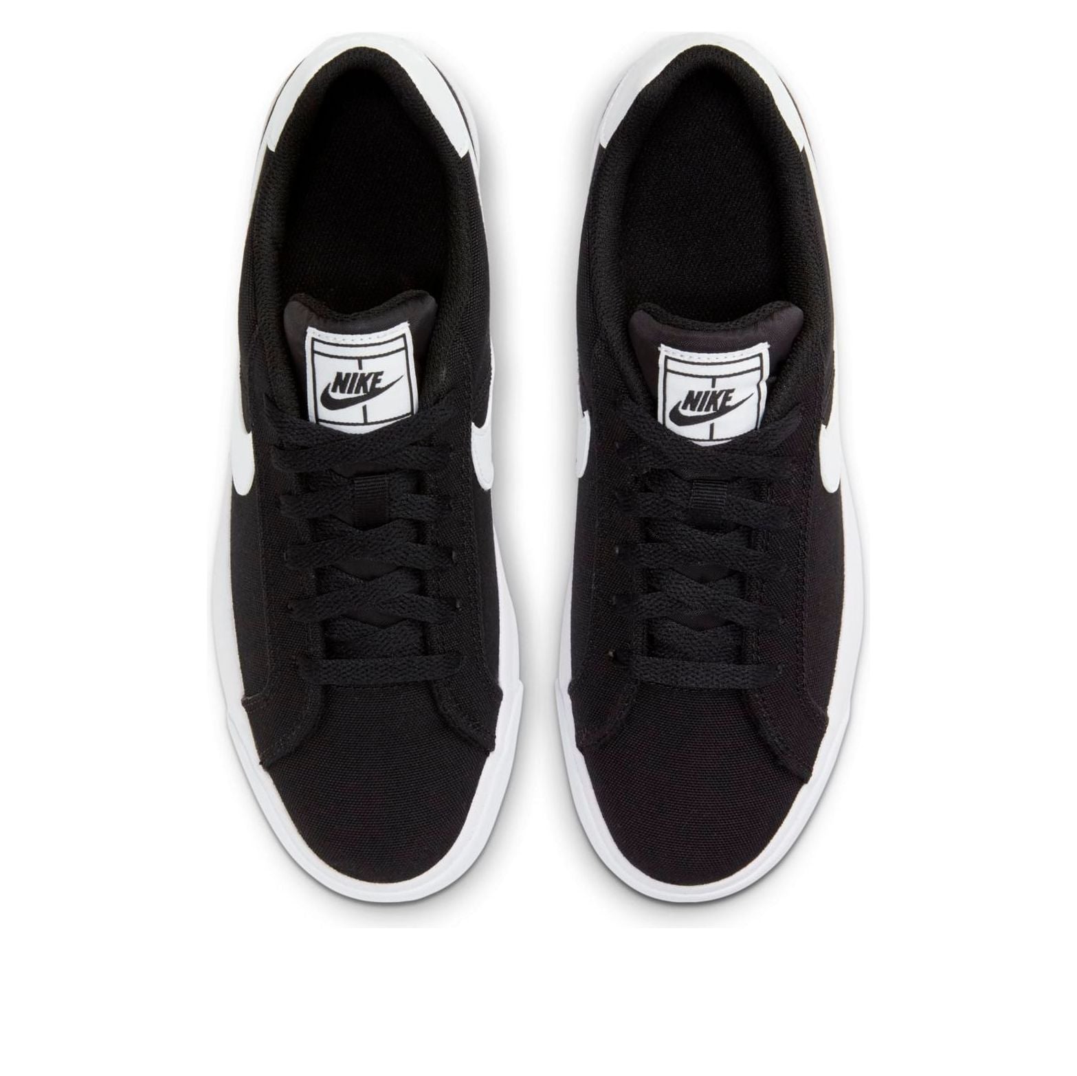 (WMNS) Nike Court Royale AC Canvas 'Black White' CD5405-001