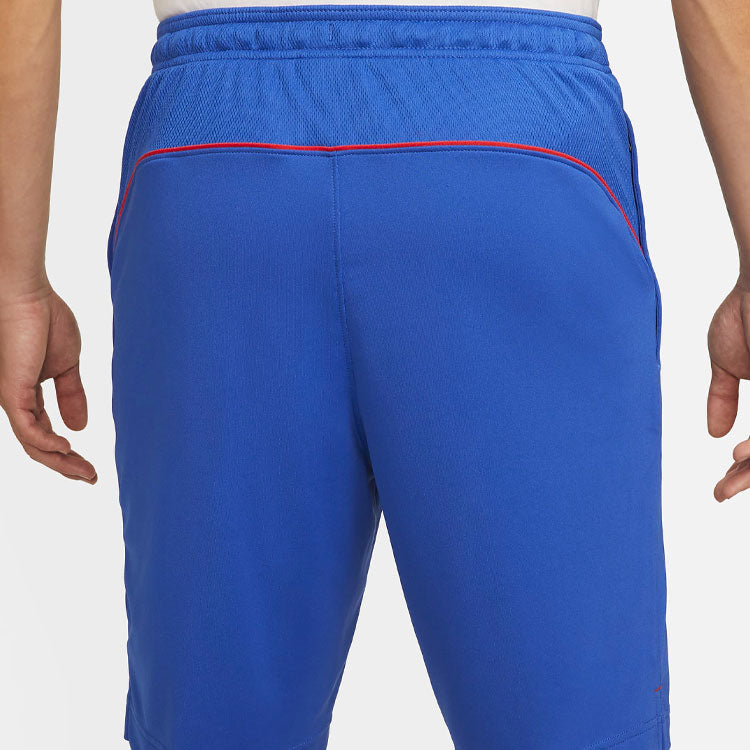 Nike Dri-FIT FC Libero Solid Color Logo Straight Sports Shorts Blue DH9664-480