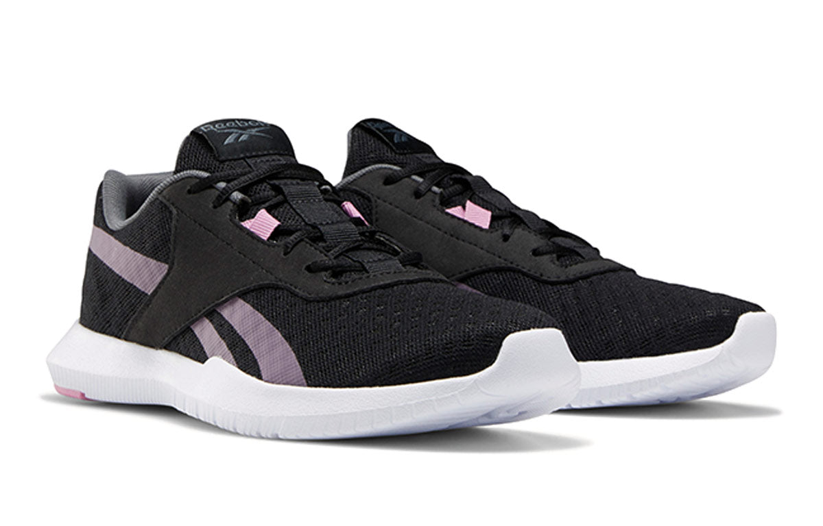 (WMNS) Reebok Reago Essential 2.0 'Black White Purple' EH3206