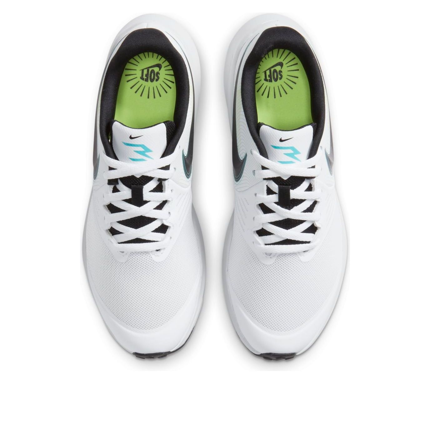 (GS) Nike Star Runner 2 Russell Wilson 'White Black' CZ2313-100