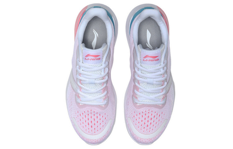 (WMNS) Li-Ning Running Shoes 'White Pink' ARHQ112-1