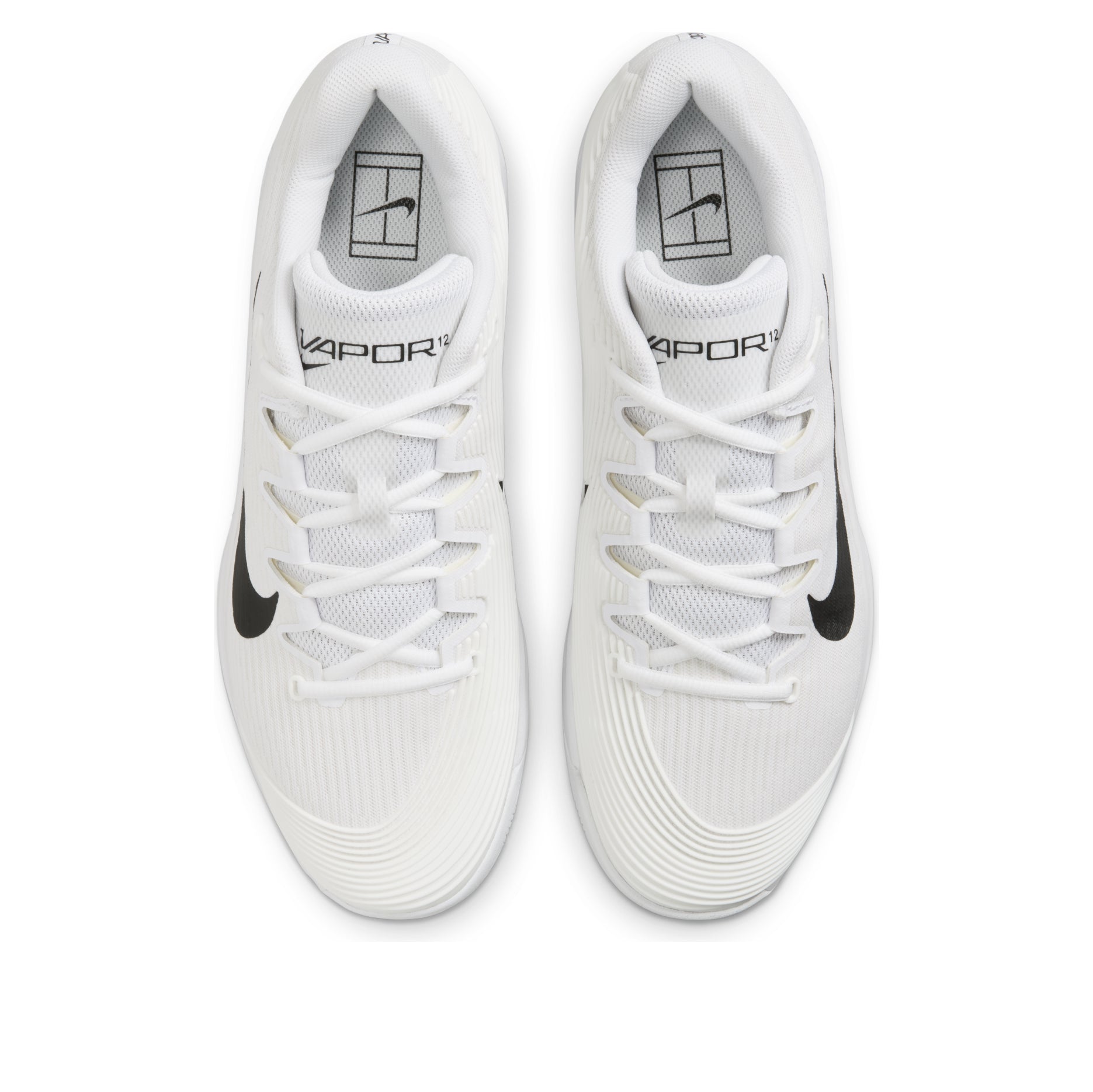 Nike Court Air Zoom Vapor 12 HC 'White Summit White Black' FV5552-101
