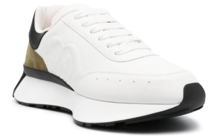 Alexander McQueen Sprint Runner 'White Green' 777417WIDNE8738