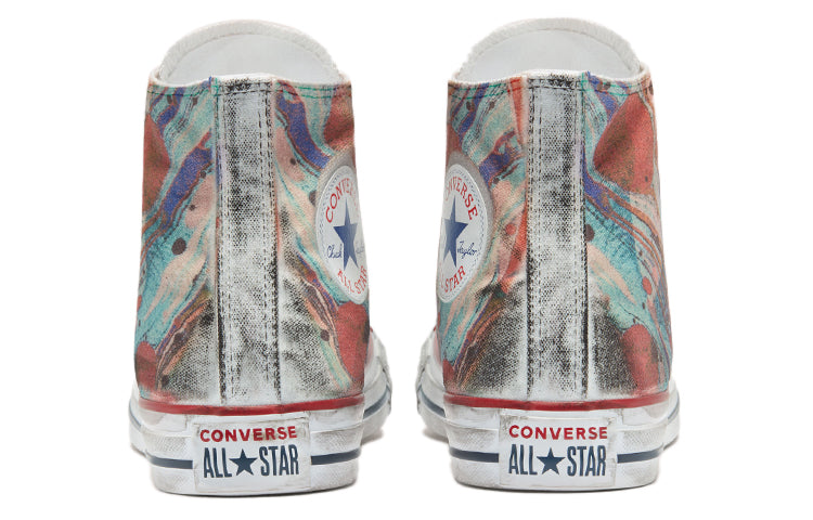 Converse Chuck Taylor All Star Tie-Dye Canvas Shoes Grey/Orange/Red A02117C