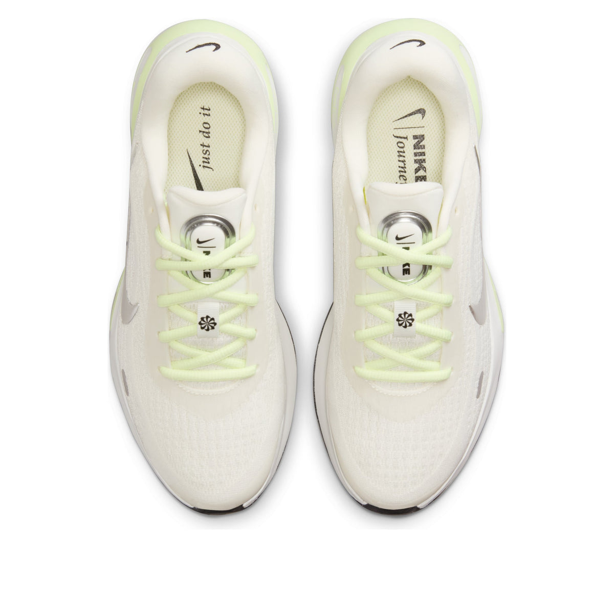 (WMNS) Nike Journey Run 'Sail Metallic Silver Barely Volt' FJ7765-115