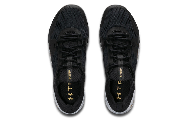 (WMNS) Under Armour Reign 2 TriBase 'Black Metallic Gold Luster' 3022614-003