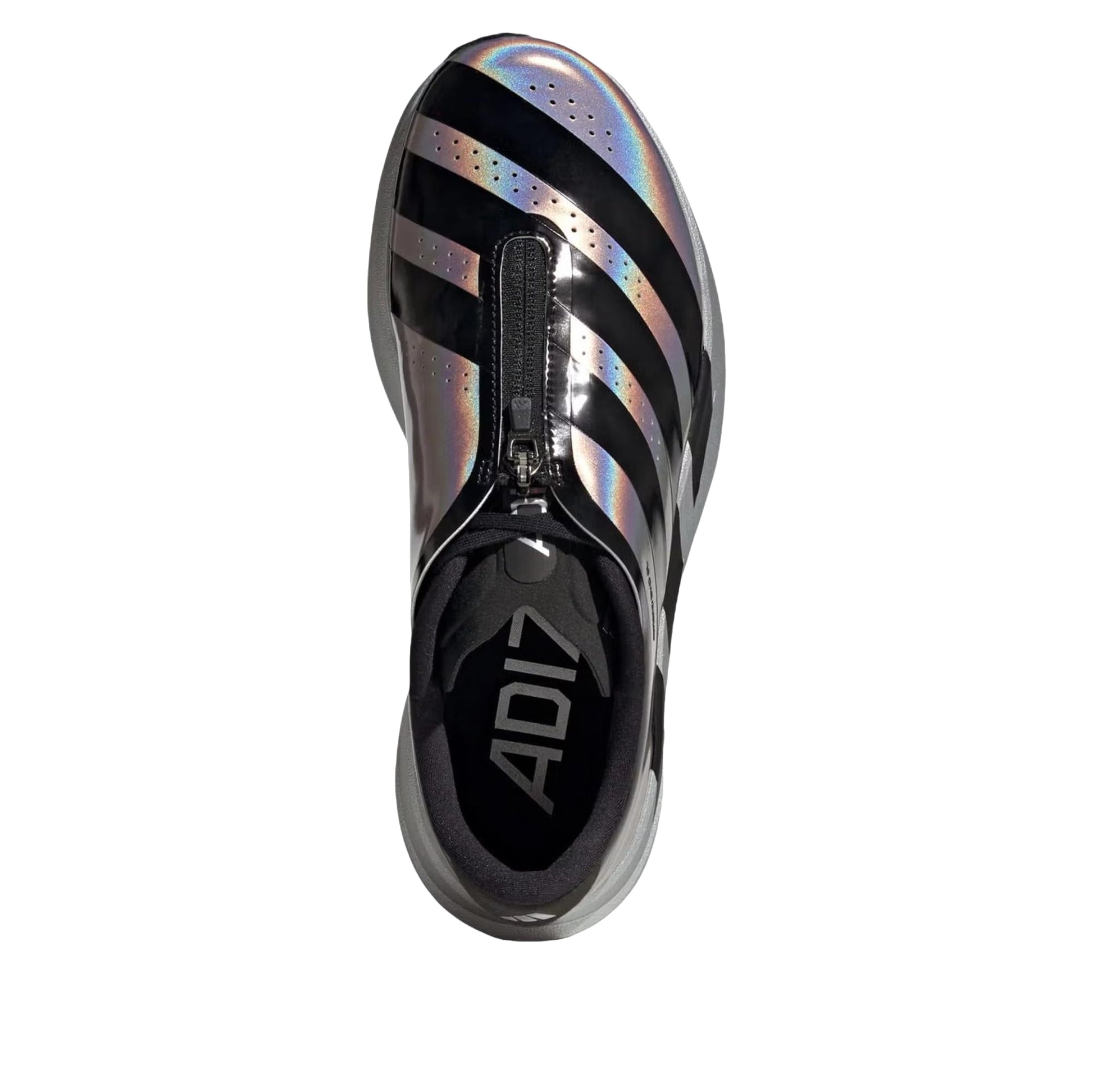 (WMNS) adidas Adizero Evo SL Zip 'Silver Metallic Black' KH7788