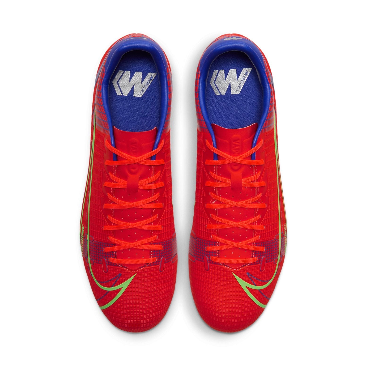 Nike Mecurial Vapor 14 Academy HG Hard Ground Cleats 'Bright Crimson Indigo Burst' CV0970-600