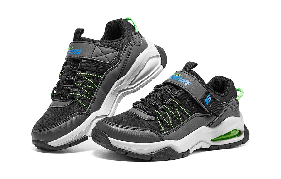 (GS) Skechers Skech-Air Adventure 'Grey Lime' 406427L-CCLM