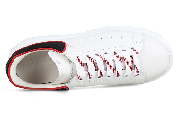 Alexander McQueen Oversized Sneaker 'White Black Red Outline' 625156WHXMT9183