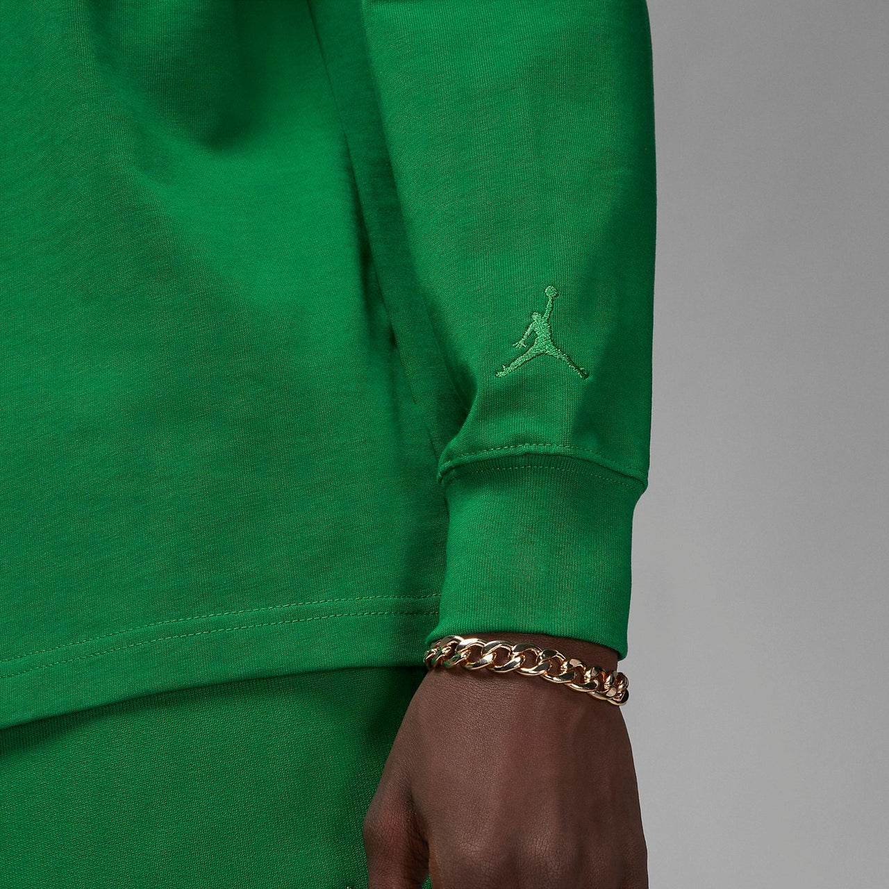Air Jordan x Wordmark Long Sleeves T-Shirts 'Green' FJ0703-302
