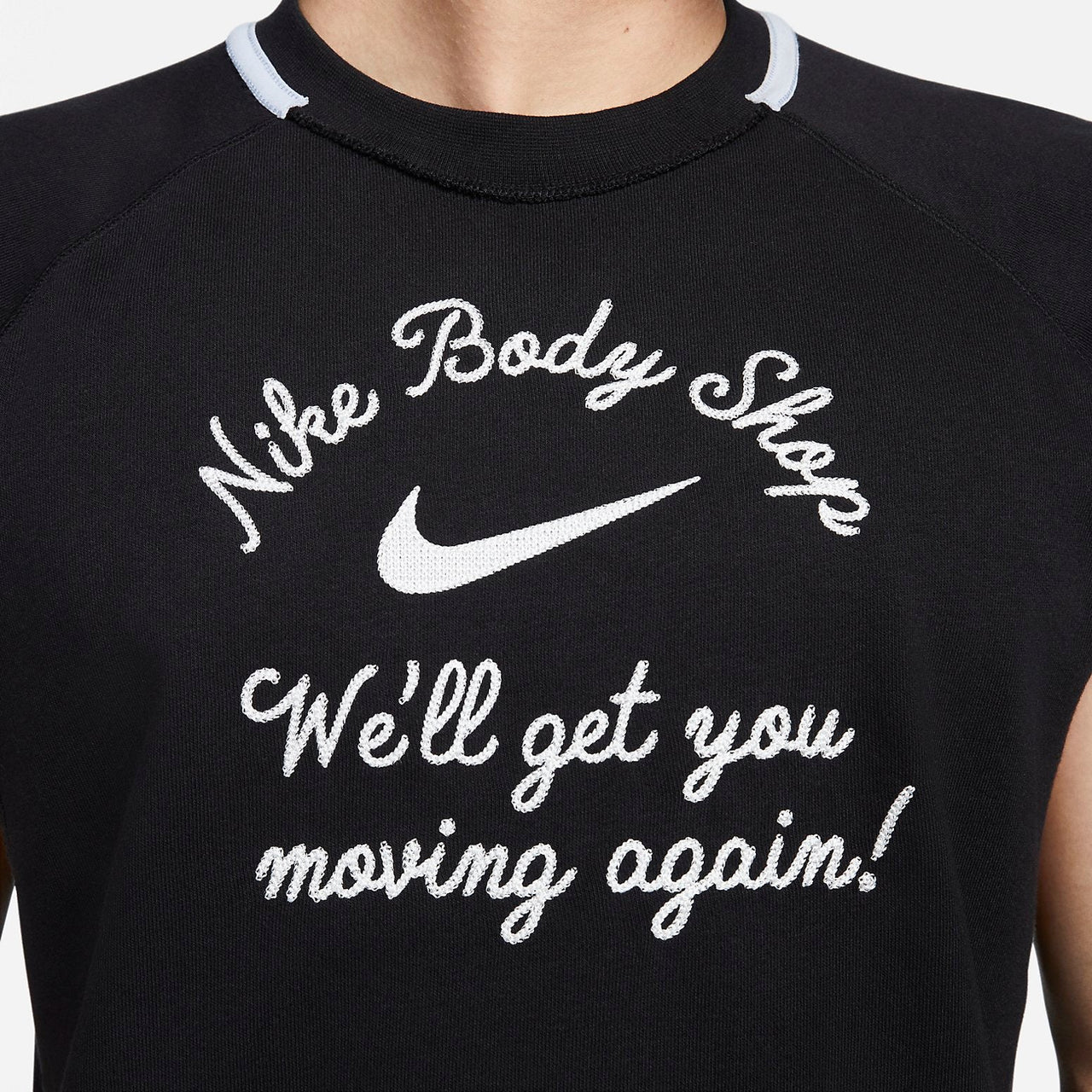 Nike Dri-FIT Sleeveless Fleece Fitness Top 'Black' DX0883-010