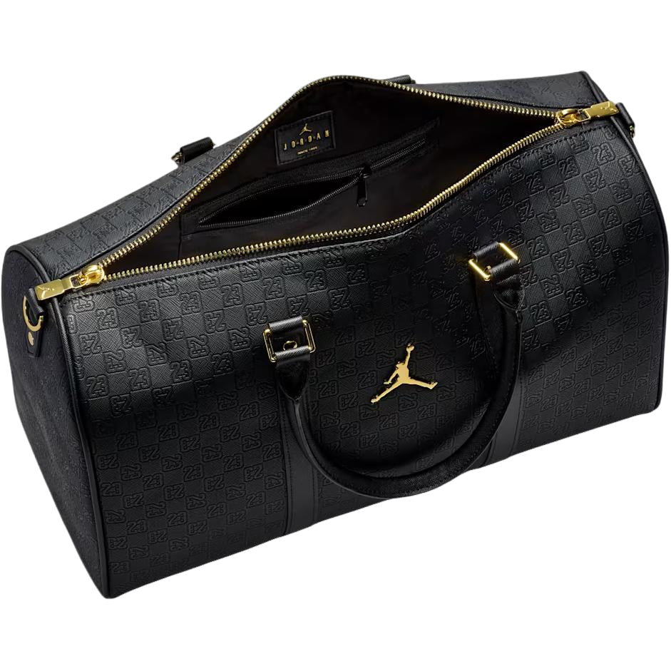 Jordan Monogram 25L Duffle Bag 'Black Gold' HV2856-011