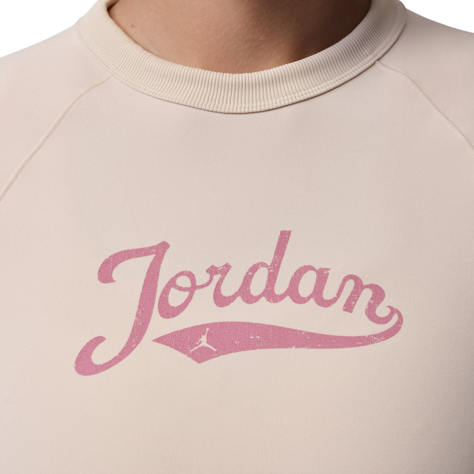 (WMNS) Jordan Brooklyn T-Shirt 'Pearl White Sail Desert Berry' IM7378-272