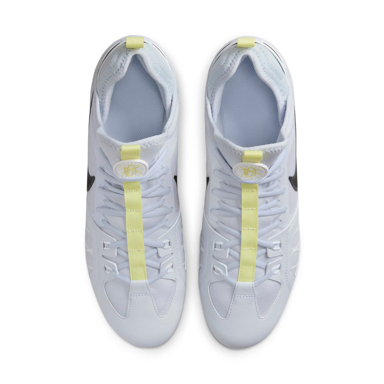 Nike Huarache 9 Varsity LAX SE lacrosse shoes 'Grey White Light Green Black' FZ3620-001