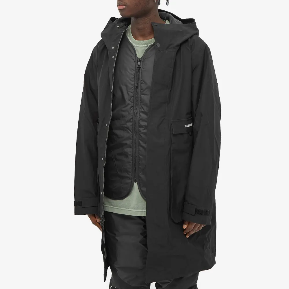 Air Jordan 23 Engineered 2-In-1 GTX Parka 'Black White' DC0062-010