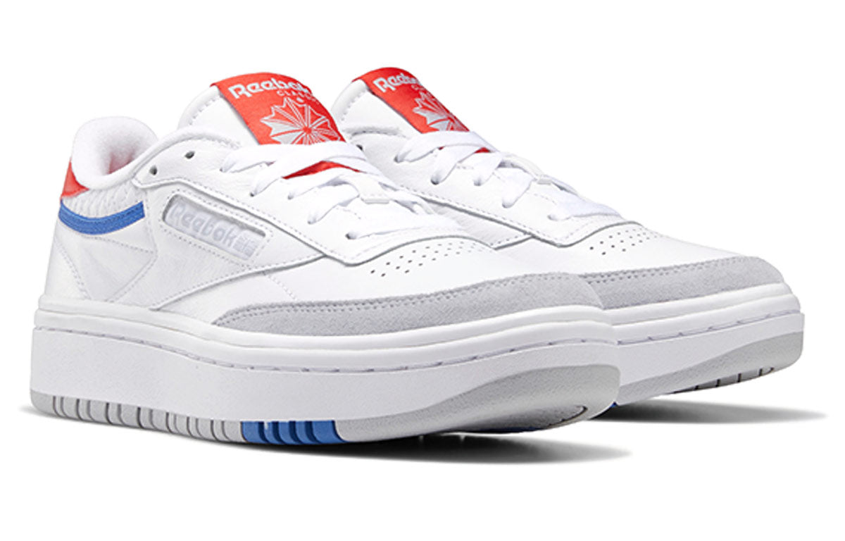 (WMNS) Reebok Club C Double 'White Red Blue' EG5989