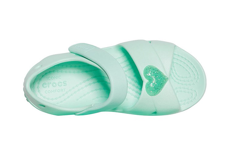 (GS) Crocs Classic Cross-Strap Sandals 'Mint Green' 206245-3TI