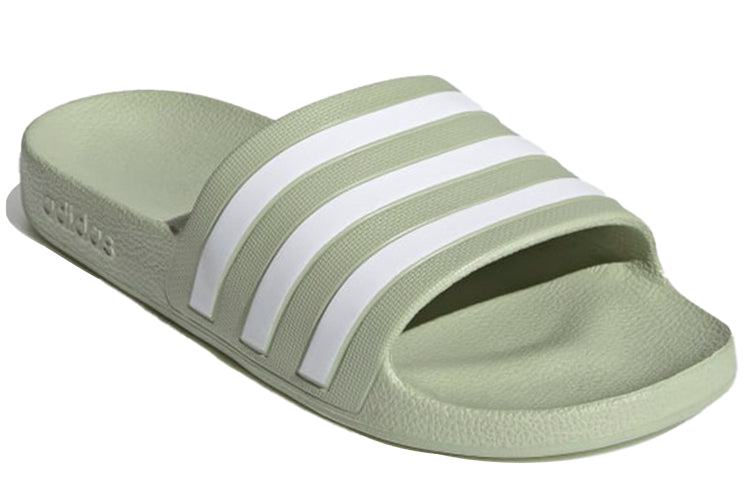 (WMNS) adidas Adilette Aqua 'Green White' FY8102