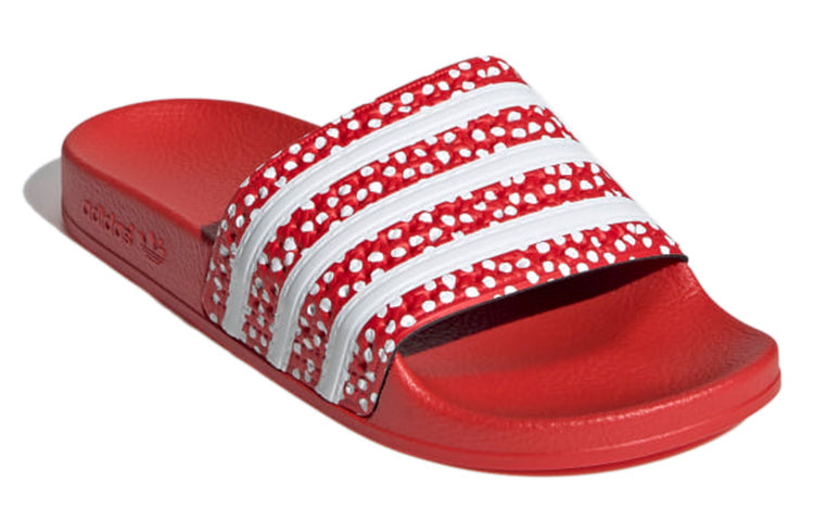 (WMNS) adidas Adilette Slide 'Polka - Vivid Red' FX5921