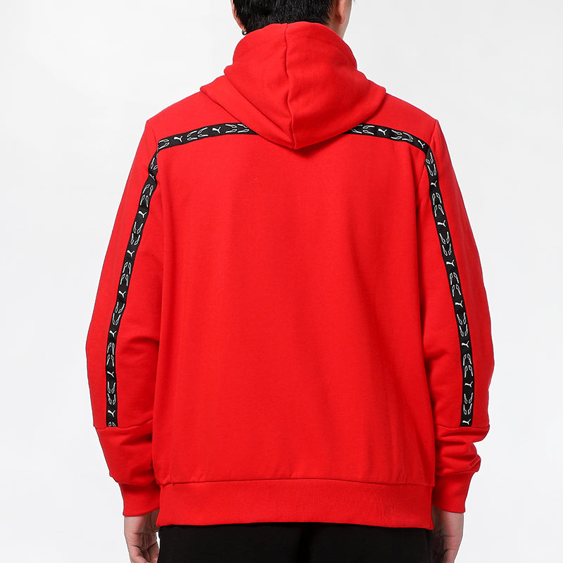 PUMA Elevate Hooded Full-Zip Jacket 'Red Black' 531071-11