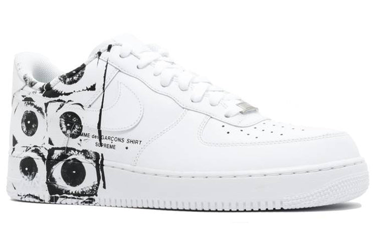 Nike x Supreme x COMME des GARCONS Air Force 1 Low 'Eyes' 923044-100