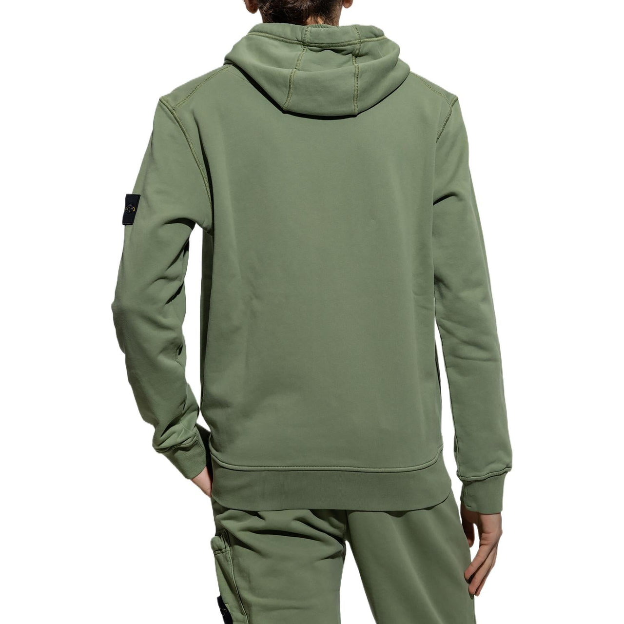 STONE ISLAND Compass Motif Detail Hoodie 'Sage' 101564151-V0055