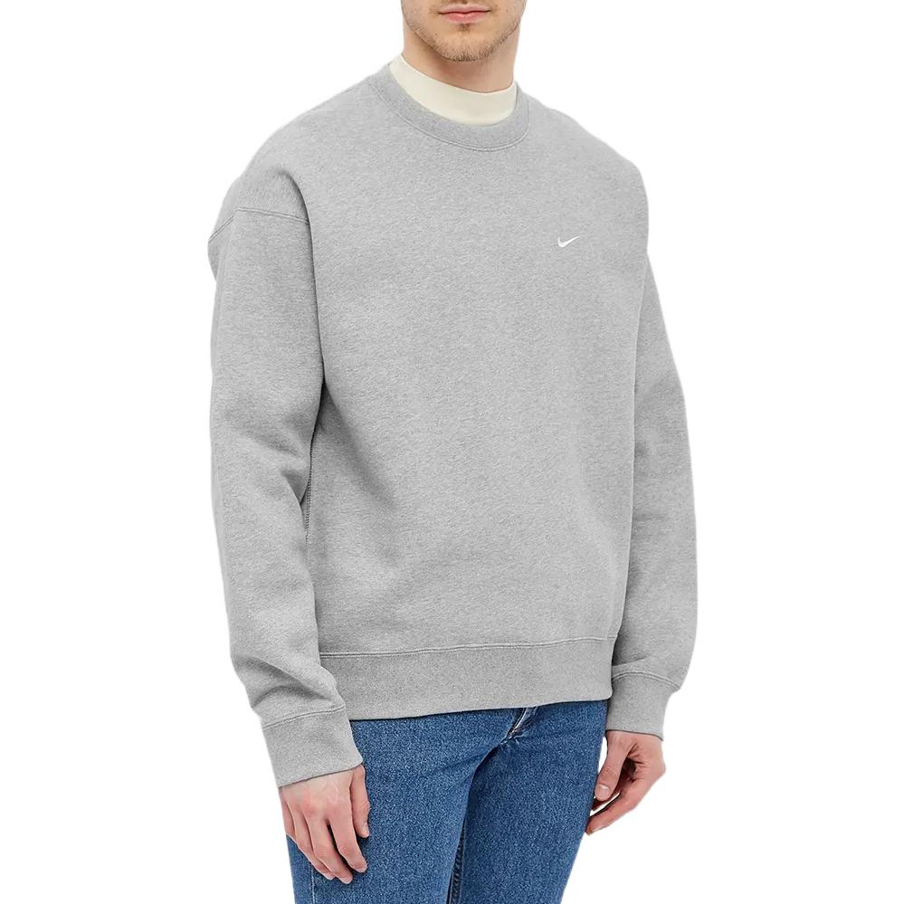 Men's Nike Solid Color Long Sleeves Round Neck Advanced Gray CV0544-063