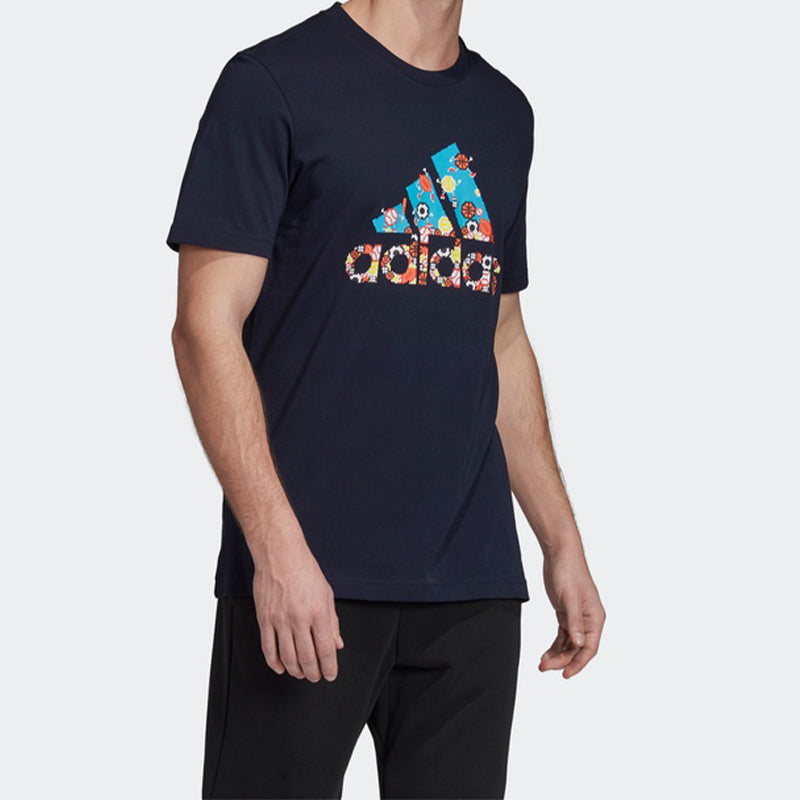 adidas Sports Short Sleeve 'Legendary Blue' FN1747