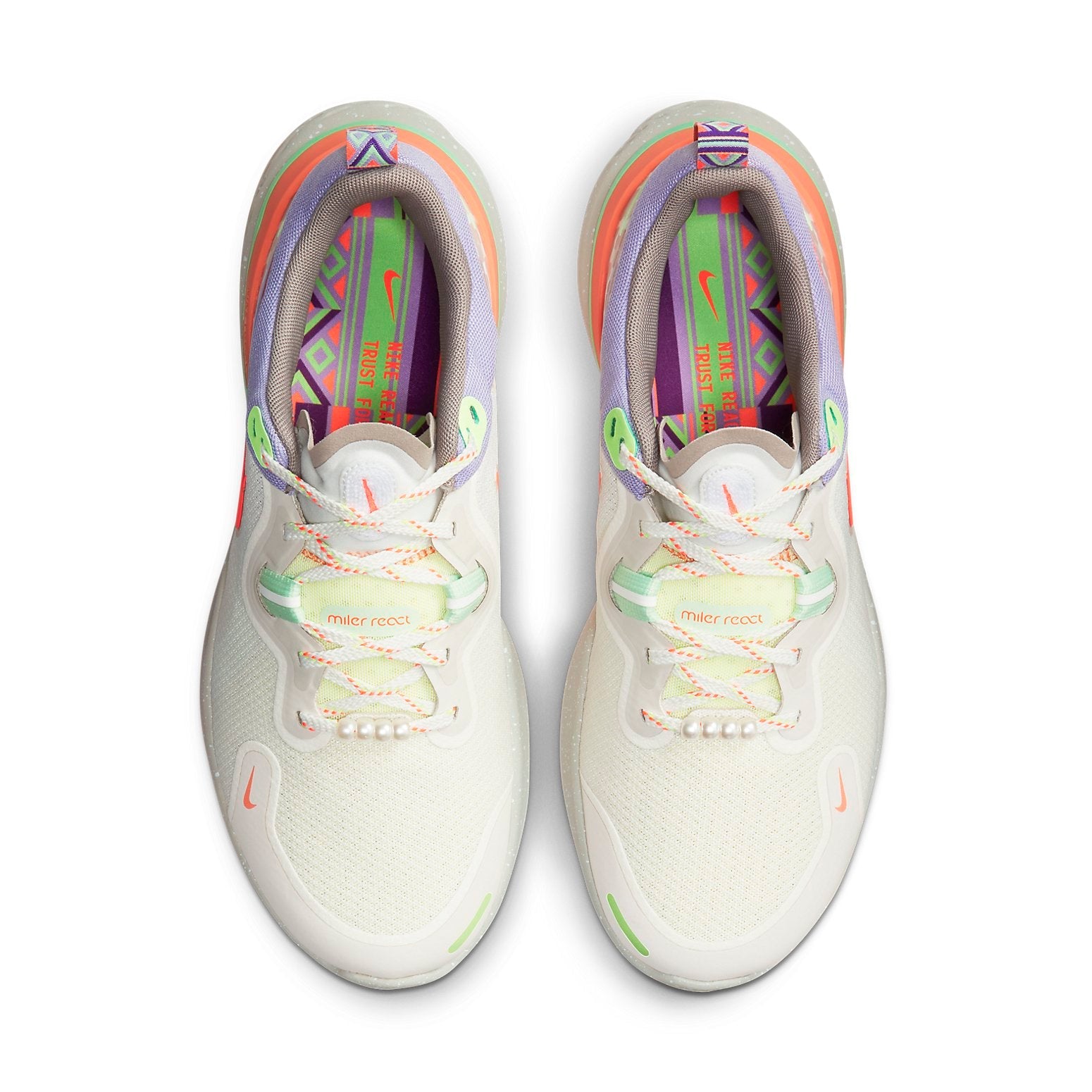 (WMNS) Nike React Miler 'Sail Hyper Crimson' DC2112-181