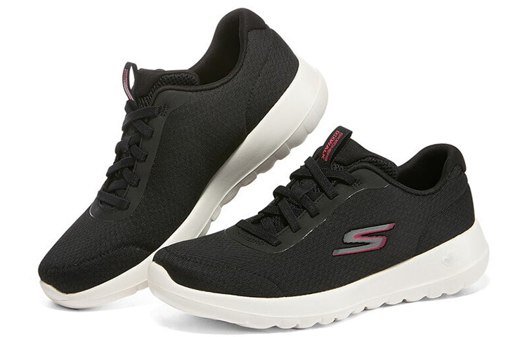 (WMNS) Skechers Go Walk Joy 'Black White' 124094-BKW