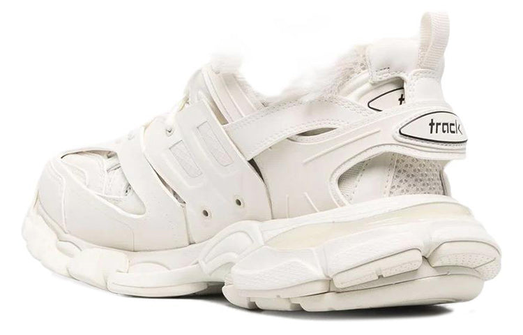 (WMNS) Balenciaga Track Trainer 'Fake Fur Egg Shell' 668555W3CQ19700