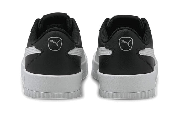 (WMNS) PUMA Carina Crew Casual Shoes Black/White 374903-01