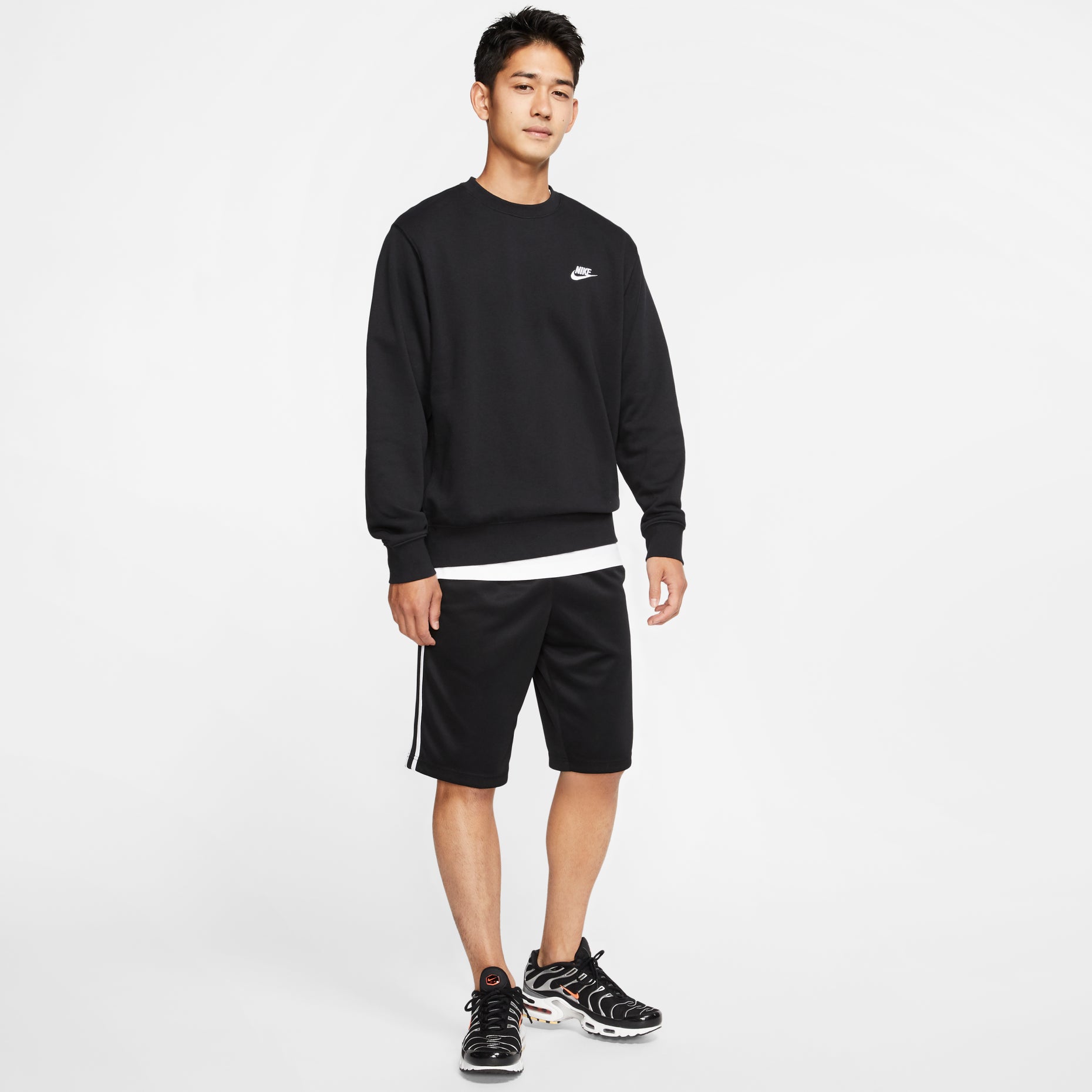 Nike AS Men's Nike Sportswear Club CRW FT Black BV2667-010