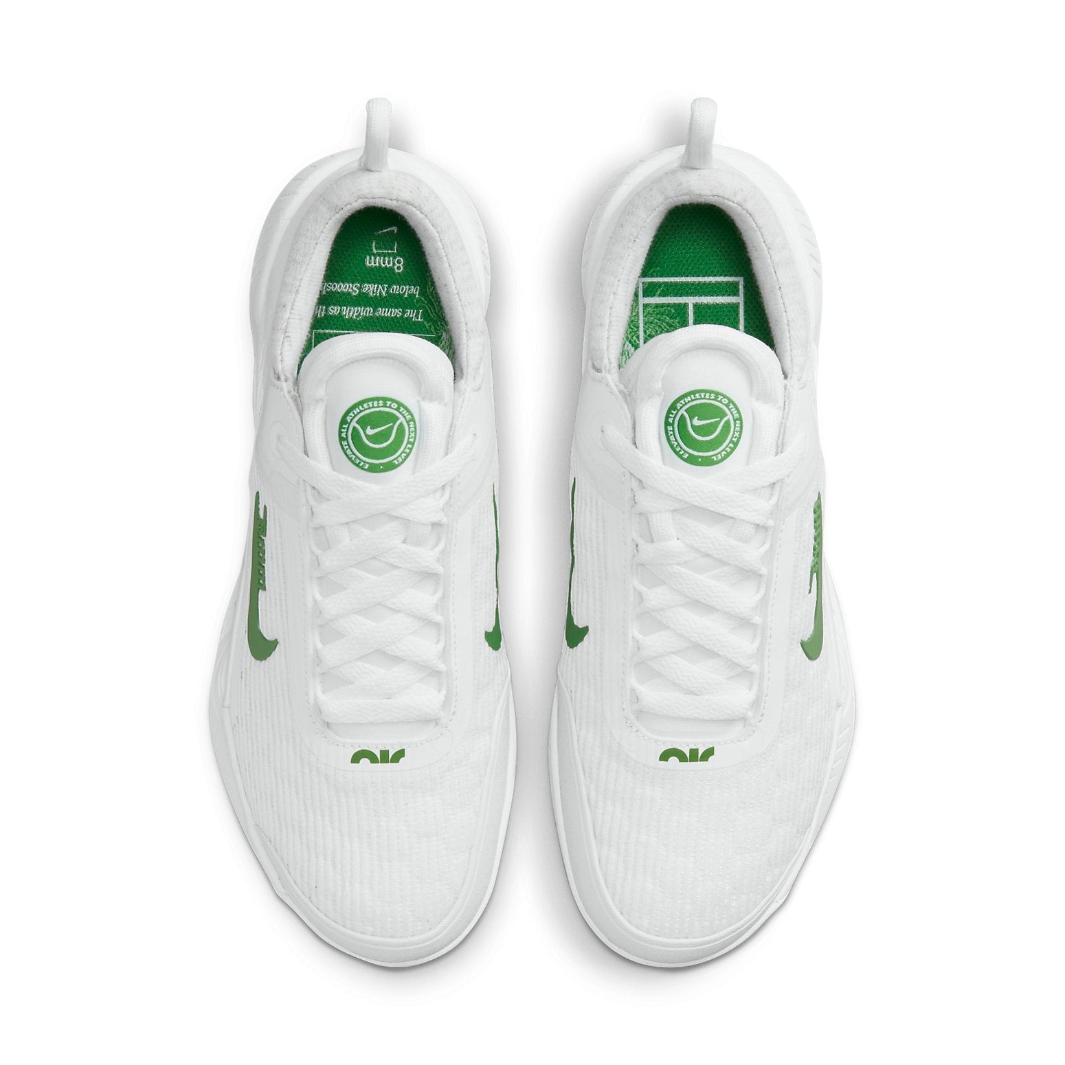 (WMNS) Nike Court Air Zoom NXT Hard Court Tennis Shoes 'White Kelly Green' DV3282-102