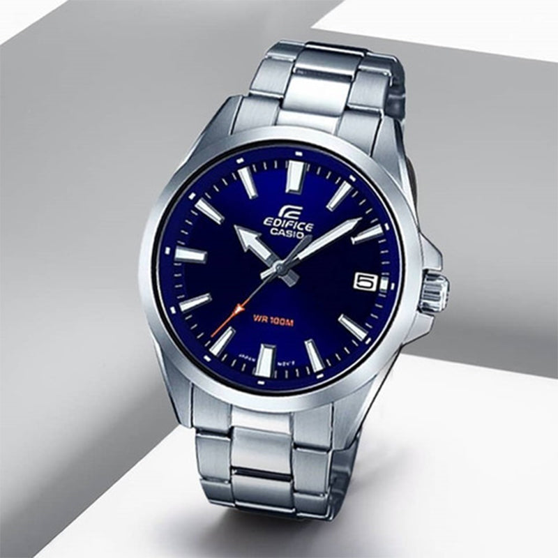 CASIO EDIFICE Series Leisure Fashion Men's Mens Blue Analog EFV-100D-2AVUDF