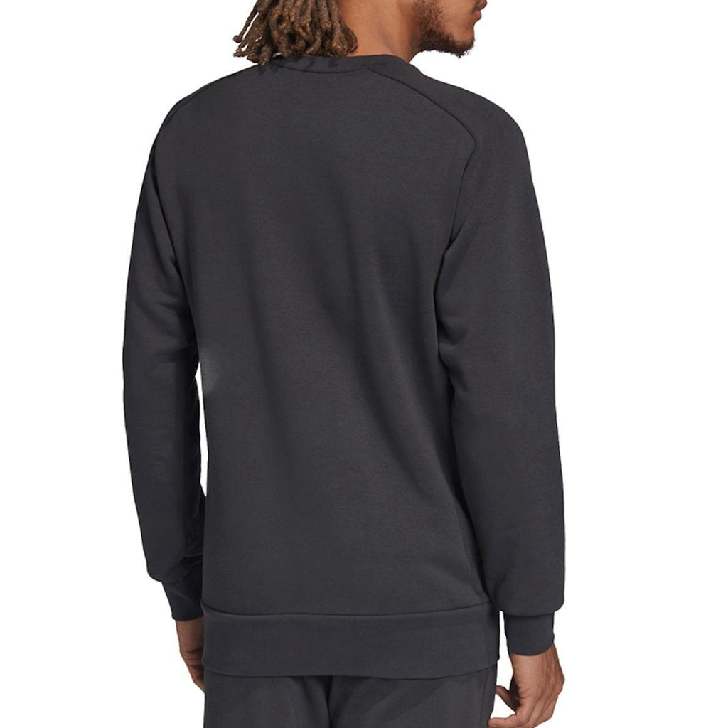 Men's adidas Dfb Ssp Cr Swt Germany National Team Large Logo Round Neck Long Sleeves Black FI1470