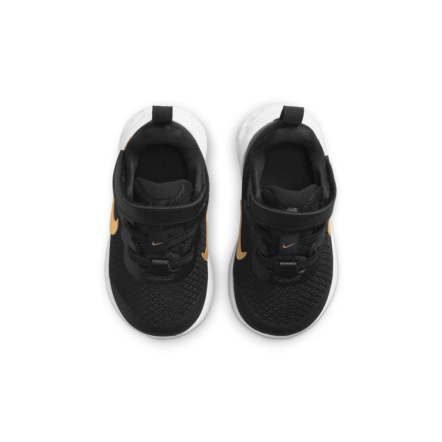 (TD) Nike Revolution 6 Low-Top Running Shoes Black/Gold DD1094-002