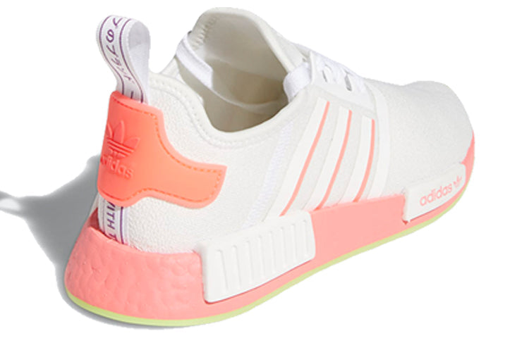 (WMNS) adidas NMD_R1 'White Signal Pink' FY9388