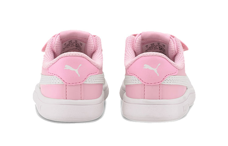 (TD) PUMA Smash V2 Casual Sneakers White/Pink 365174-24