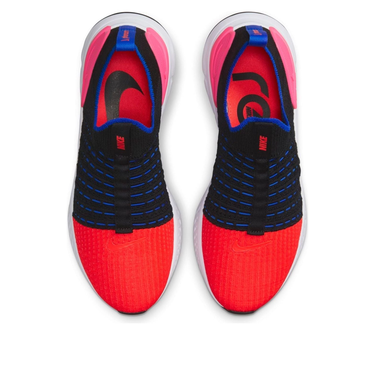(WMNS) Nike React Phantom Run Flyknit 2 'Black Bright Crimson' DX2354-001