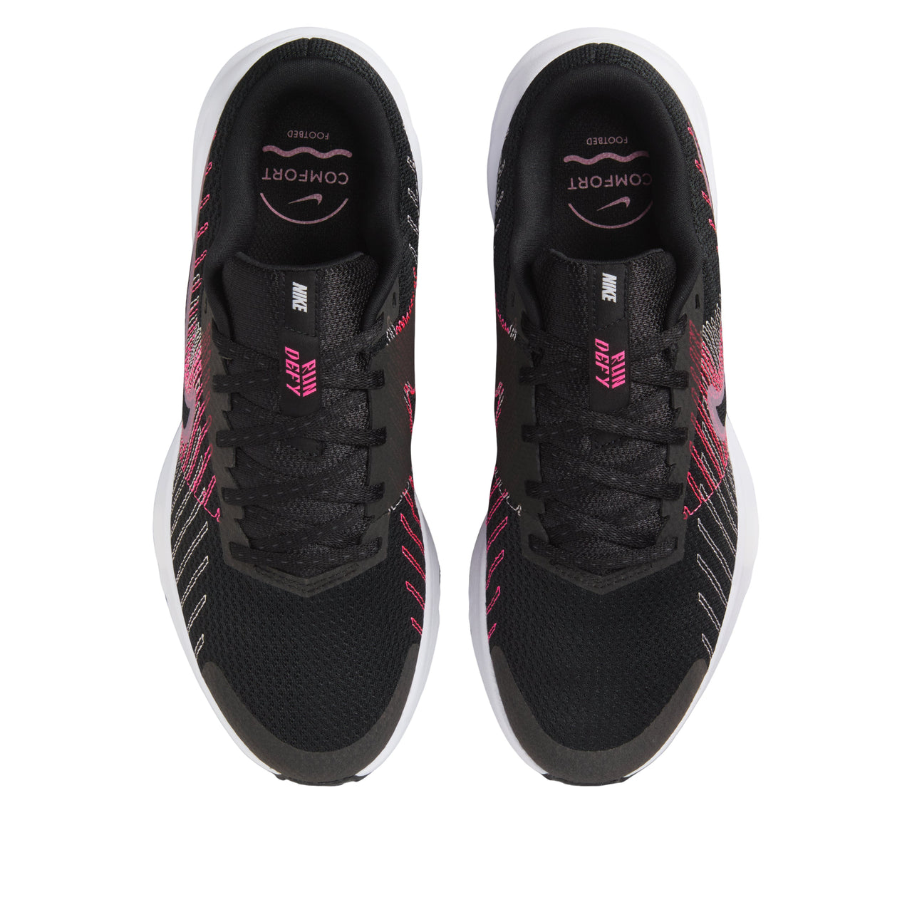 (WMNS) Nike Run Defy 'Black Hyper Pink' HM9593-001